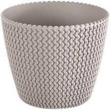 Lillepott Prosperplast Splofy DSP160, plastik, 15,7 cm, pruun