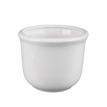 Keraamiline lillepott Ančia Banga 2, valge, 14 x 11 cm