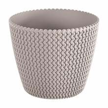 Lillepott Prosperplast Splofy, plastik, 18,7 x 15,8 cm, pruun