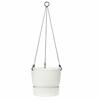 Riputatav lillepott Elho Greenville, valge, 23,9 x 20,3 cm