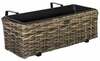 Rõdukast Home4you Wicker, 60 x 19 x 18 cm, helepruun