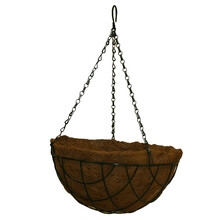 Rippuv lillepott Besk, kookos, 35 cm, 9055632