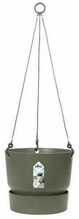 Riputatav lillepott Elho Greenville, 23,9 x 20,3 cm, roheline