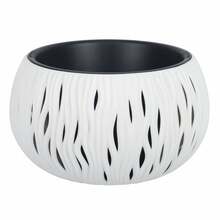 Lillepott Prosperplast, plastik, 37 cm, valge
