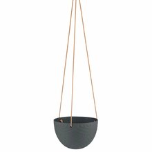 Riputatav lillepott AmeliaHome Lokai, keraamika, 15,4 cm, must