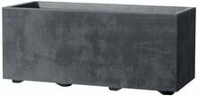 Lillepott Deroma 9DG24SZA, plast, 59 x 25 cm, antratsiit