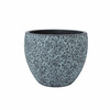 Lillepott Home4you FLORA, D24 x H19,5 cm, must/hall