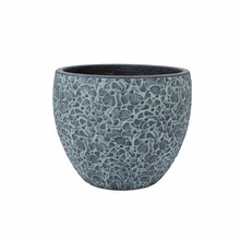 Lillepott Home4you FLORA, D24 x H19,5 cm, must/hall
