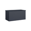 Lillepott 4IQ Metallic, metall, 150 x 75 x 77 cm, antratsiit