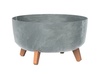 Lillepott Prosperplast Gracia Low Beton Effect, DGRL400LE-422U, 14,3 l, hall