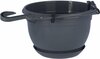 Lillepott Form Plastic Malta, 2504, plastik, 27 cm, hall