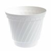Lillepott Uniplastex Barok, UDB26, plastik, 26 cm, valge