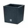 Lillepott Prosperplast Rato Low DRTS170L-S433, 17 x 17 x 17 cm, must