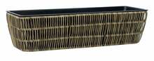 Lillekast Home4you Wicker, 60 x 19 x 15 cm, helepruun