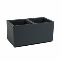 Lillepott Lamela Karo 936-82, plast, 80 x 40 cm, tumehall