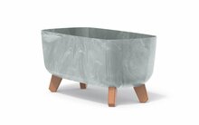 Lillepott Prosperplast Gracia Case, betooniefekt, 39 x 19,5 cm