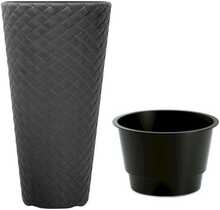 Lillepott Matuba Slim DPMT400, 40 x 78 cm, hall/antratsiit