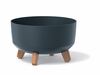 Lillepott Prosperplast Gracia Low, antratsiit, 28,5 x 17,7 cm