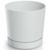 Lillepott Prosperplast Tubo P DPOP200-S449, 19,9 x 19,9 x 19,6 cm, valge