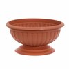 Lillepott Form Plastic Grace 1002, plastmassist, 35.5 cm, pruun