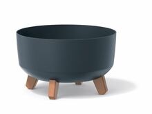 Lillepott Prosperplast Gracia Low, antratsiit, 28,5 x 17,7 cm