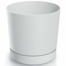Lillepott Prosperplast Tubo P DPOP200-S449, 19,9 x 19,9 x 19,6 cm, valge