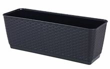 Plastikust lillekast Prosperplast Ratolla P DRL500P, 49 x 17 x 17,4 cm, hall