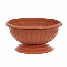 Lillepott Form Plastic Grace 1002, plastmassist, 35.5 cm, pruun