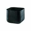 Lillepott Keter Cube, plast, 29,5 x 29,5 x 29,5 cm, must