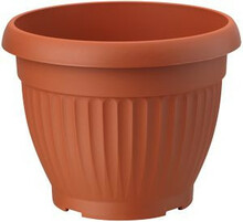 Lillepott Form Plastic Dona 25, terrakota