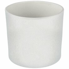 Lillepott Domoletti Wale Structur, 23 cm, valge