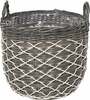 Lillepott OTE Flower Pot L, D016-W50, plastik/rattan, 43 x 43 x 43 cm, hall