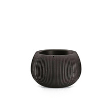 Lillepott Prosperplast Beton Bowl, must, 16 x 24 cm