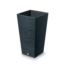 Lillepott Prosperplast Furu Square, 34,5 x 34,5 x 66 cm, antratsiit