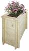 Puidust lillepott Timbela M612-1, 57 cm