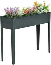 Suur kõrge metallist istutuskast Outsunny, 100 x 30 x 80 cm