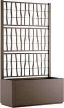 Lillekast võrguga Stefanplast Ethica, 80 x 36 x 140 cm, pruun