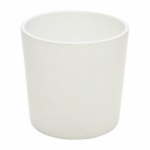 Lillepott Domoletti Charms Structur, 17 cm, valge