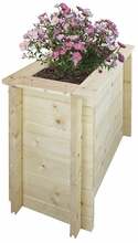 Puidust lillepott Timbela M612-1, 57 cm