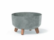 Lillepott Prosperplast Gracia Low, betoon, 28,5 x 17,7 cm
