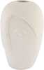 Keraamiline vaas House Nordic Face, beež, 19,5 cm