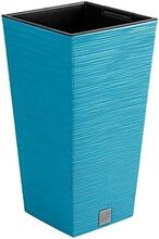 Lillepott Prosperplast Furu Square DFSH350-5415C, 34,5 x 34,5 x 66 cm, sinine