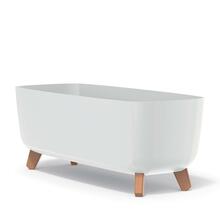 Lillepott Prosperplast Gracia Case, DGCL600-S449, valge