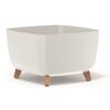 Lillepott Prosperplast Gracia Square, DGQL400-S449, valge