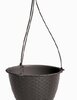 Riputatav plastikust lillepott RATOLLA, 24 cm, pruun