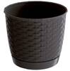 Lillepott Ratolla Round, 25 x 22 cm, pruun