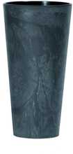 Lillepott Prosperplast Tubus Slim, 29 cm, must, betooniefekt