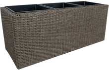 Lillekast Wicker, 110 x 39 x 45 cm, tumepruun