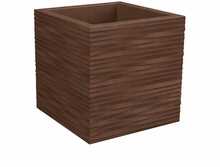 Lillepott Nicoli Elegance Quadro, 30 x 30 x 30 cm, roostevaba terase värv