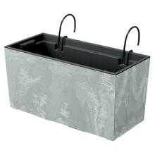 Lillepott Prosperplast Urbi Case, DUC400EW-422U, 395 x 185 x 195 mm, betoon